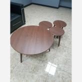 میز جلو مبلی گرد + 3 عسلی