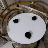 میز جلو مبلی و عسلی گرد کم جا چهار عددی